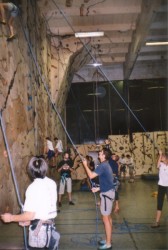Le mur d'entraînement